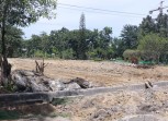 Progres Simpang Sebidang Jalan Arifin Ahmad Tahap Pembersihan Lokasi