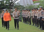 Perkuat Koordinasi Hadapi Bencana, Bupati dan Kapolres Kampar Gelar Apel Siaga Banjir