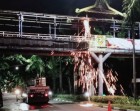 Membahayakan Warga, Satu JPO Jalan Jendral Sudirman Dibongkar