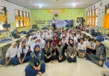 Pelajar SMPN 03 Dayun Diminta Teliti Menggunakan Media Sosial