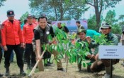 Pulihkan Hutan Riau, Wamen LHK Ikut Tanam Pohon di TNTN Pelalawan