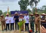 Dukung Kemandirian Pangan, Imigrasi Pekanbaru Tanam Pohon Kelapa