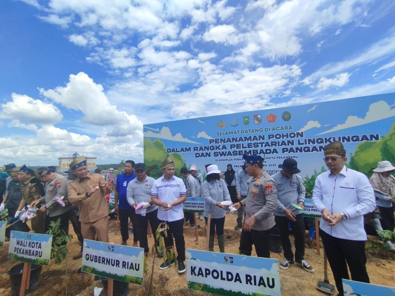 Lestarikan Lingkungan dan Dukung Swasembada Pangan, Ini yang Dilakukan Wako Agung