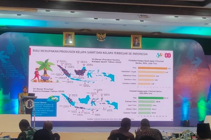 Sebagai Penopang Ekonomi, BPS Dorong Hilirisasi dan Peremajaan Kelapa Sawit di Riau