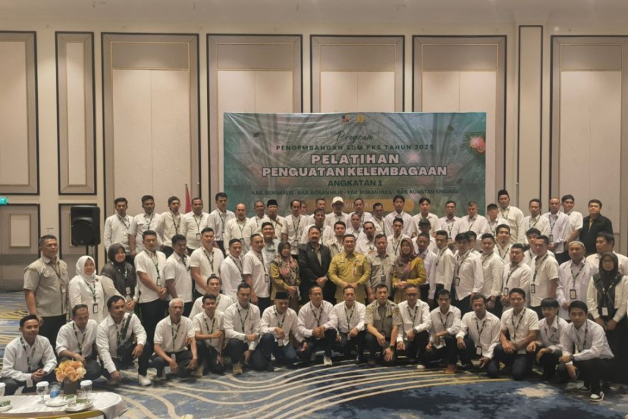 Ikut Pelatihan Penguatan Kelembagaan, Puluhan Petani Sawit di Riau Siap Naik Kelas