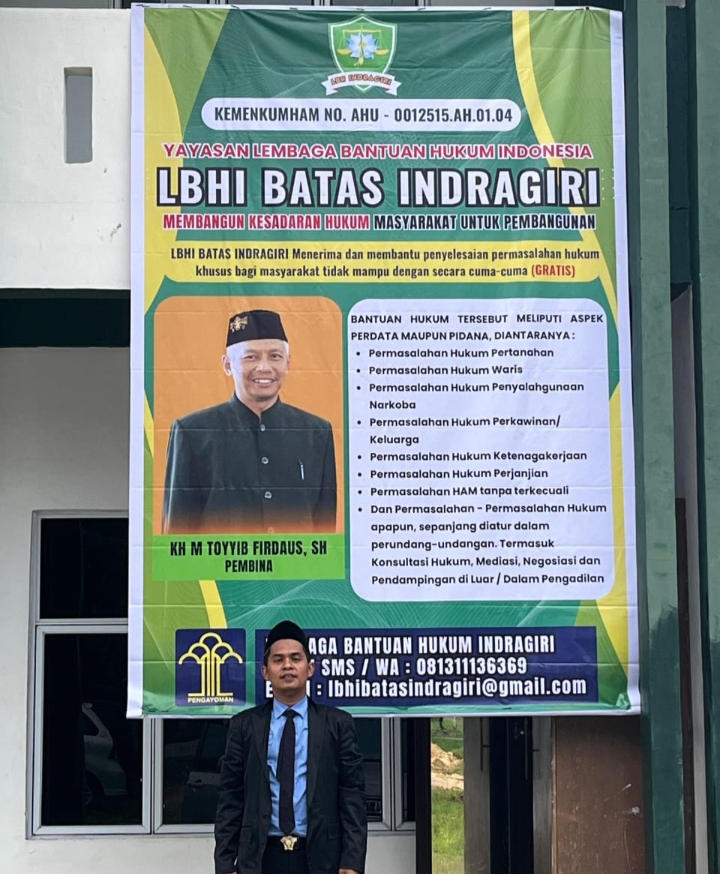 Rahman Ardian Maulana:LBHI Batas Indragiri jadi Pendampingan Hukum Prodeo di PN Dumai Tahun 2025