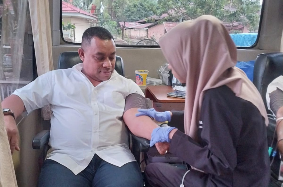Meriahkan HUT RI ke-79, Ormas JMP Gelar Donor Darah, Terkumpul 32 Kantong