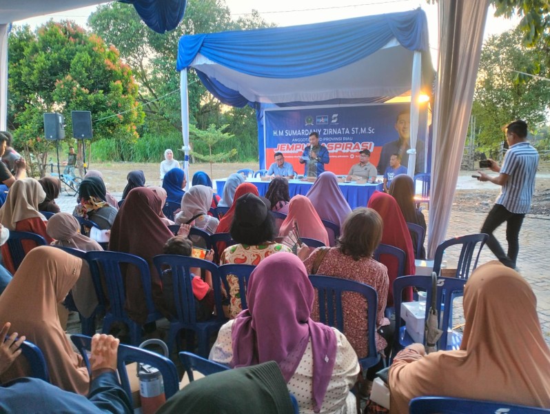 Sumardany Jemput Aspirasi Warga Perumahan Permata Ratu