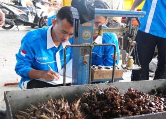 Wow...... Mahasiswa INSTIPER Yogyakarta Berhasil olah TBS Sawit jadi CPO