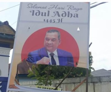 Berpotensi Menang,Edy Natar Mulai Digoyang: Banyak Baliho Dikoyak dan Ditumbangkan