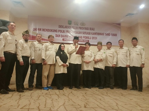 FKUB Provinsi Riau Dukung Polri Ciptakan Kamtibmas Jelang Pemilu 2024