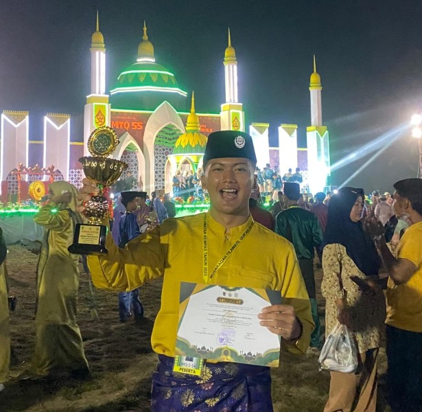 Joko Pamungkas Mahasiswa UIN Raih Terbaik III Karya Tulis Ilmiah Alquran di MTQ ke 55 Inhil