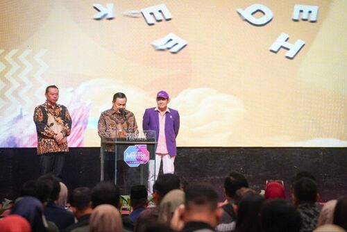 Lama Tak Muncul, Wagub Riau Buka PMF 2025
