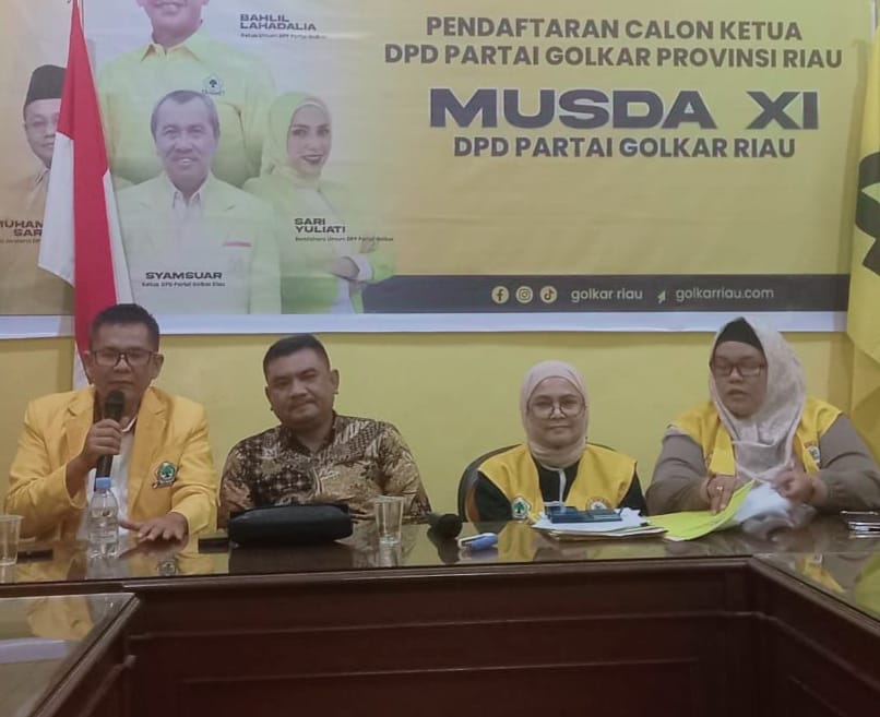Proses Verifikasi Bakal Calon Ketua Golkar Riau Dihentikan