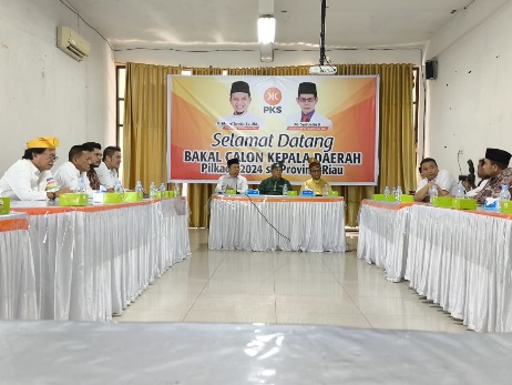 Patenkali...Edy Natar Antar Formulir Balon Gubri ke PKS, Syofyan Siroj Ambil Formulir Balon Wagubri      