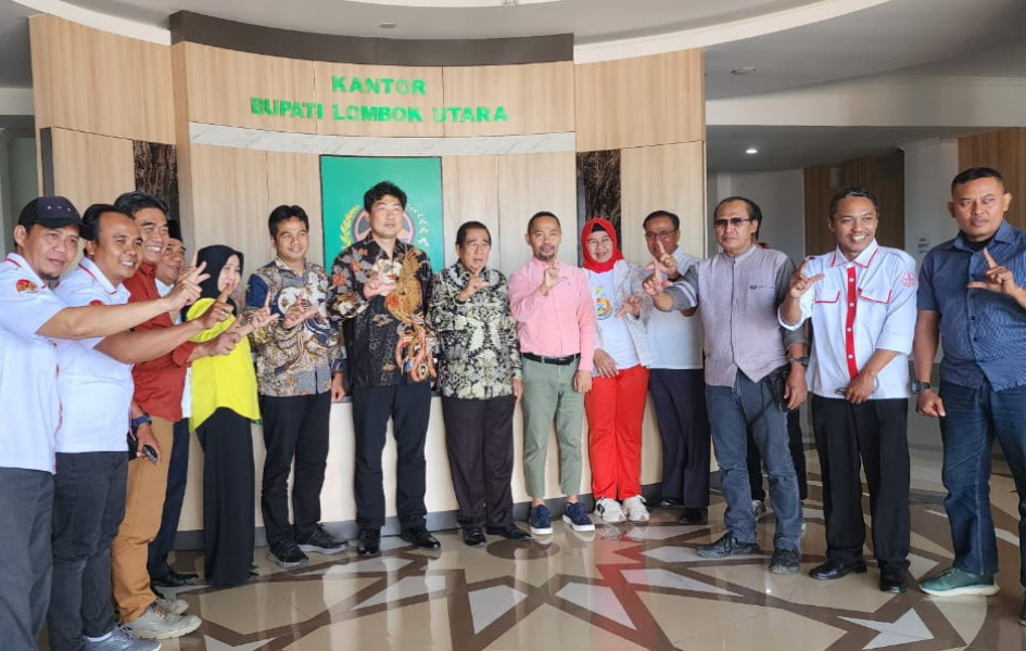 Difasilitasi Ormas JMP, Wali Kota Tongyong Audiensi dengan Bupati KLU di Kota Tanjung