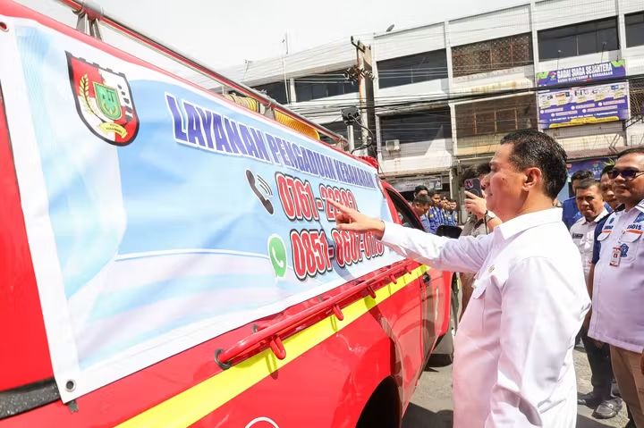Launching Nomor Pengaduan Damkar, Wawako : Supaya Cepat Tangani Kalau Ada Kebakaran