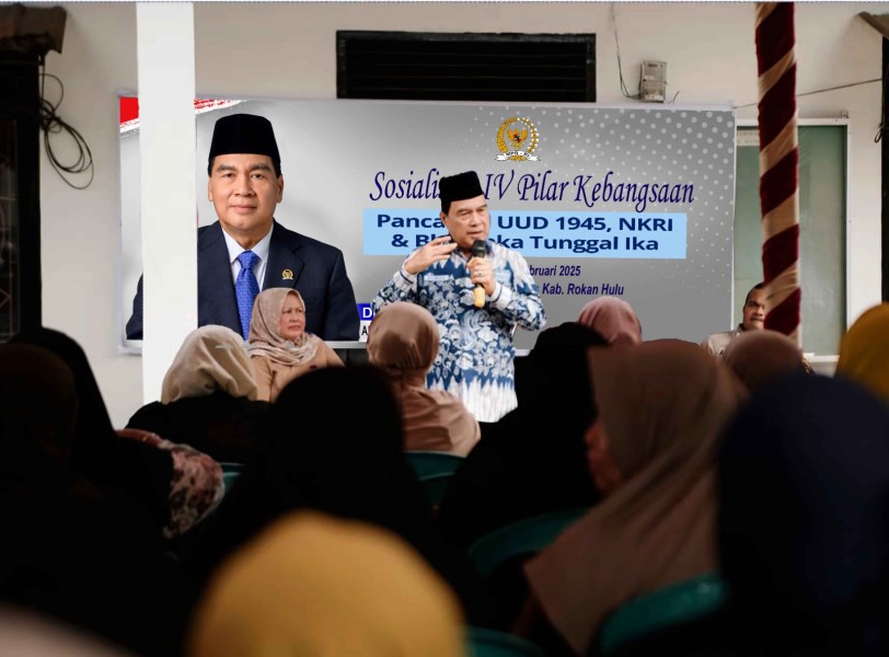 Diikuti 150 Orang Peserta, Achmad Sosialisasikan 4 Pilar Kebangsaan di Tandun