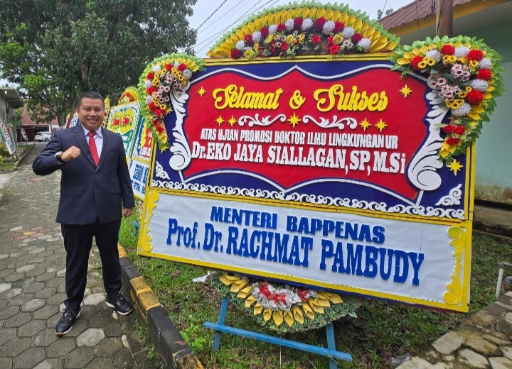Teliti Sawit, Eko Jaya Siallagan Berhasil Raih Gelar Doktor