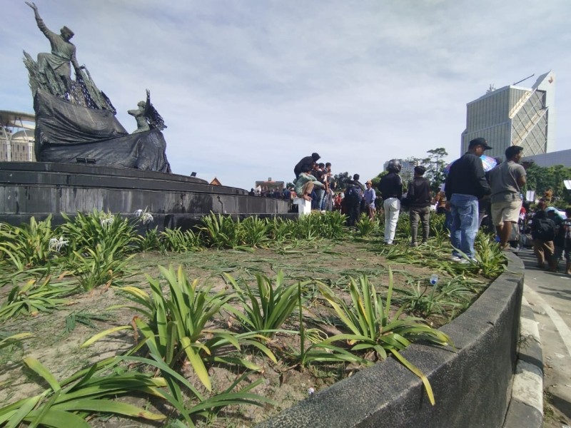 Pascademo, Kapolda Riau Sayangkan Fasilitas Umum yang Rusak