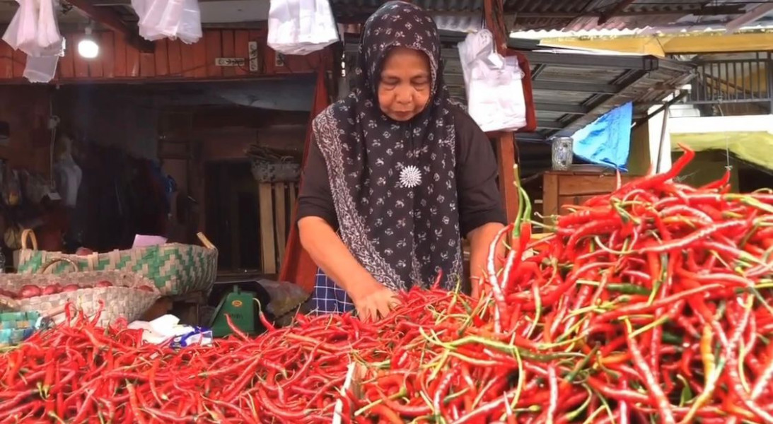 Akibat Cuaca Buruk, Harga Cabai di Pekanbaru Semakin Pedas