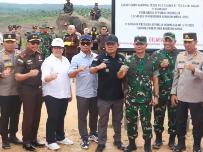 Satgas PKH Sita TNTN Riau