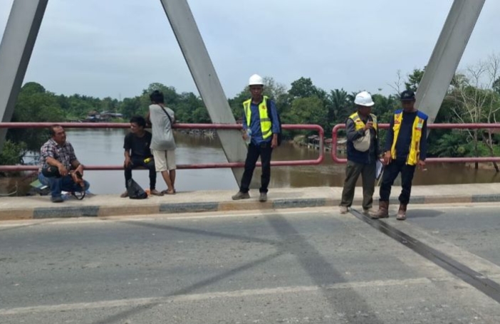 BPJN Rekomendasikan Satu Titik Sambungan Jembatan Siak II Diperbaiki