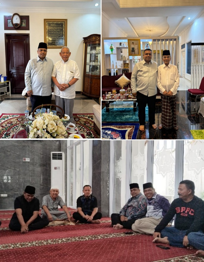 Patenkalilah...HM. Nasir Sowan ke Mantan Gubri Minta Nasihat dan Tunjuk Ajar