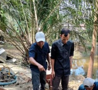 Pamsimas Masuk Desa Tasik Serai, Masyarakat : Terimakasih pada Effendi Sianipar
