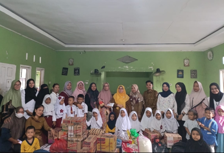 Kunjungan Bakti Sosial SDN 193 Pekanbaru ke Panti Asuhan AL -Akbar Pekanbaru