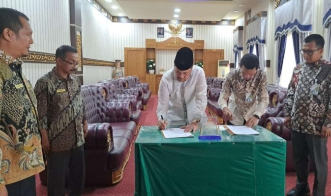 Dipungut Dari DBH Sawit, 2.000 Petani di Nagan Raya Dapatkan Perlindungan Jamsostek