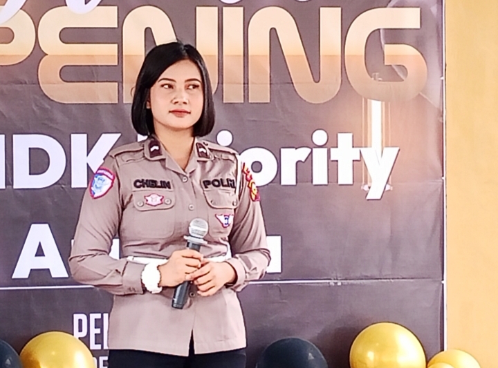 Polwan Cantik Bripda Chelin Alumni IDK Priority Arutala : Doa Orangtua, Motivasi dan Usaha