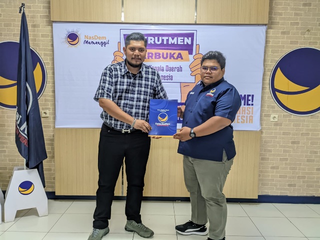 Bukan Kaleng-Kaleng, Setelah PAN Balon Gubernur Edy Natar Langsung Ambil Formulir di Nasdem