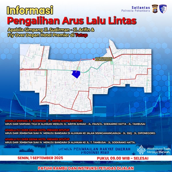 Ribuan Mahasiswa akan Lakukan Unjuk Rasa Depan DPRD Riau, Warga Diimbau Cari Jalan Alternatif