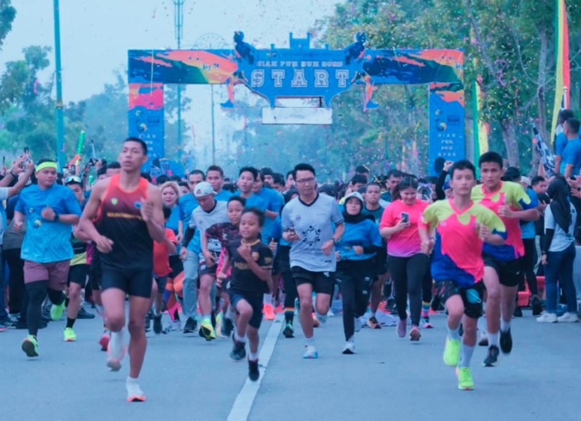Meriahkan HUT Siak ke-26, Ribuan Warga Antusias Ikuti Fun Run 5K dan 10K