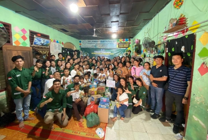 HMPS Manajemen Universitas HKBP Nommensen Rayakan Paskah Bersama Panti Asuhan Karya Ramlan