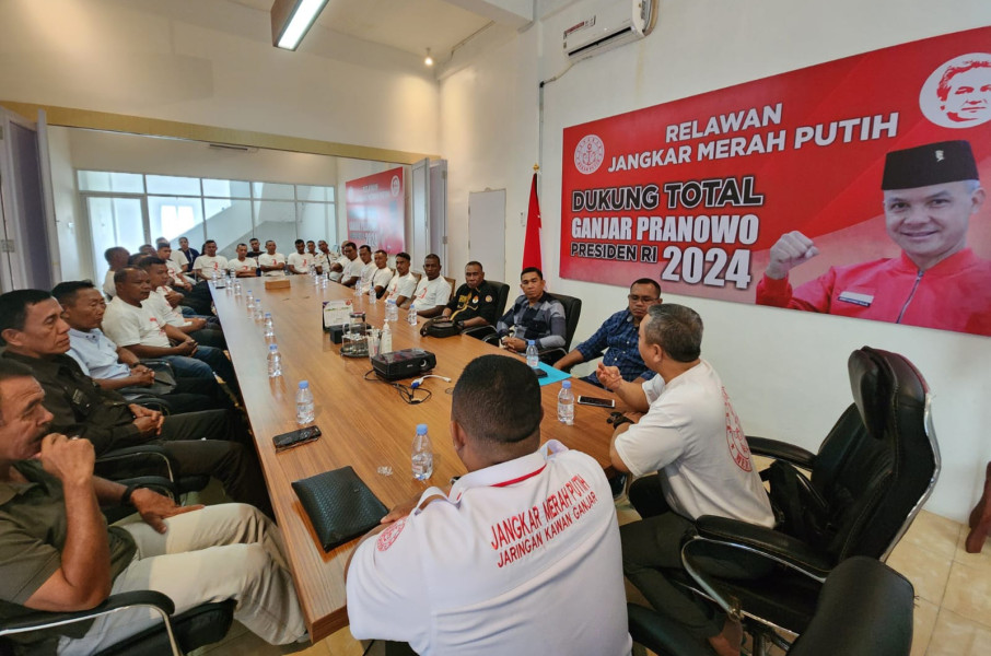 Personil Pengamanan GBN Ikut Gabung di Relawan JMP; Siap Totalitas Dukung Ganjar Presiden RI 2024