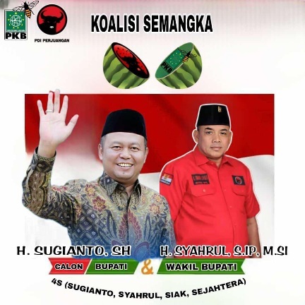 Sepakat Menang di Pilkada Siak 2024, 4 S Jadi Lawan Berat Petahana
