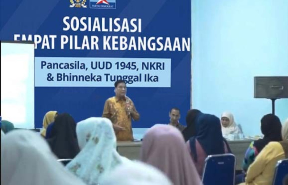 Sosialisasi 4 Pilar Berbangsa Diikuti Kader PKK di Rohul