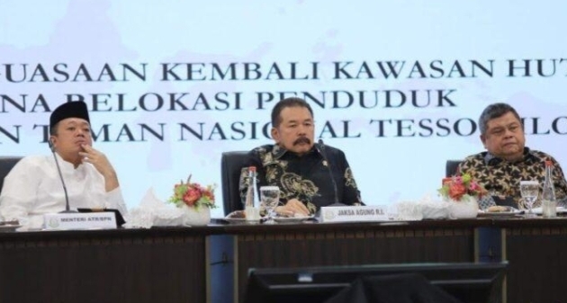 Jaksa Agung Harap Penguasaan Kembali TNTN Menjadi Percontohan untuk Wilayah Hutan Taman Nasional Lainnya.....
