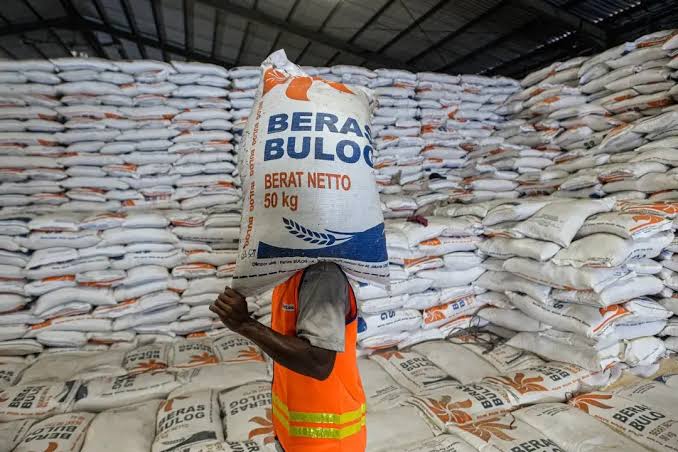 Stok Beras Indonesia Tertinggi 20 Tahun Terakhir