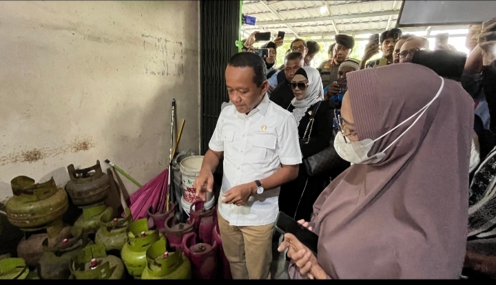 Menteri ESDM Sidak Pangkalan LPG di Pekanbaru