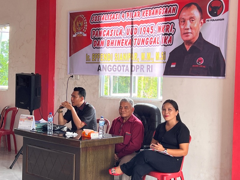 Effendi Sianipar Sosialisasi Empat Pilar Kebangsaan Dihadapan Ratusan Masyarakat Pekanbaru