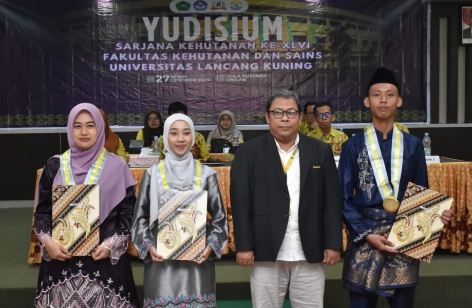 19 Mahasiswa Fahutsains Unilak Yudisium, Ini Pesan Wakil Rektor Dr Zamzami