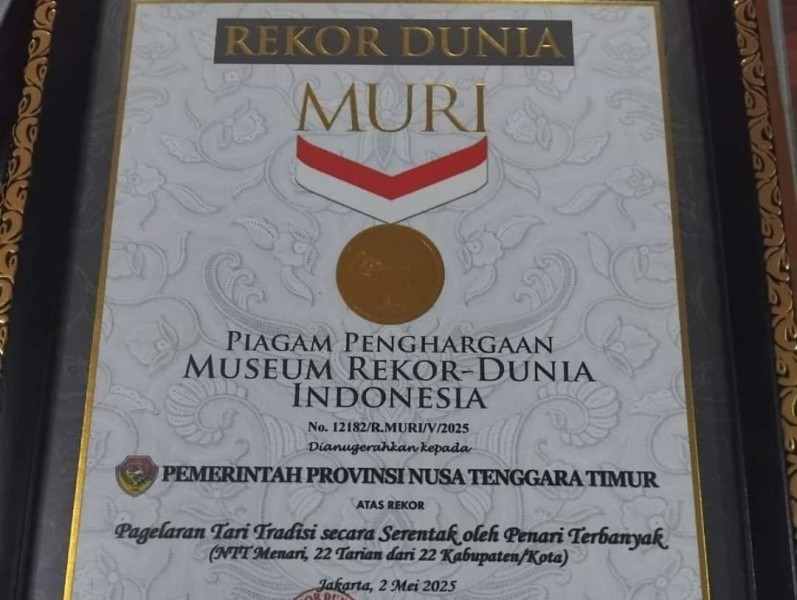 'NTT Menari' Pecahkan Rekor MURI