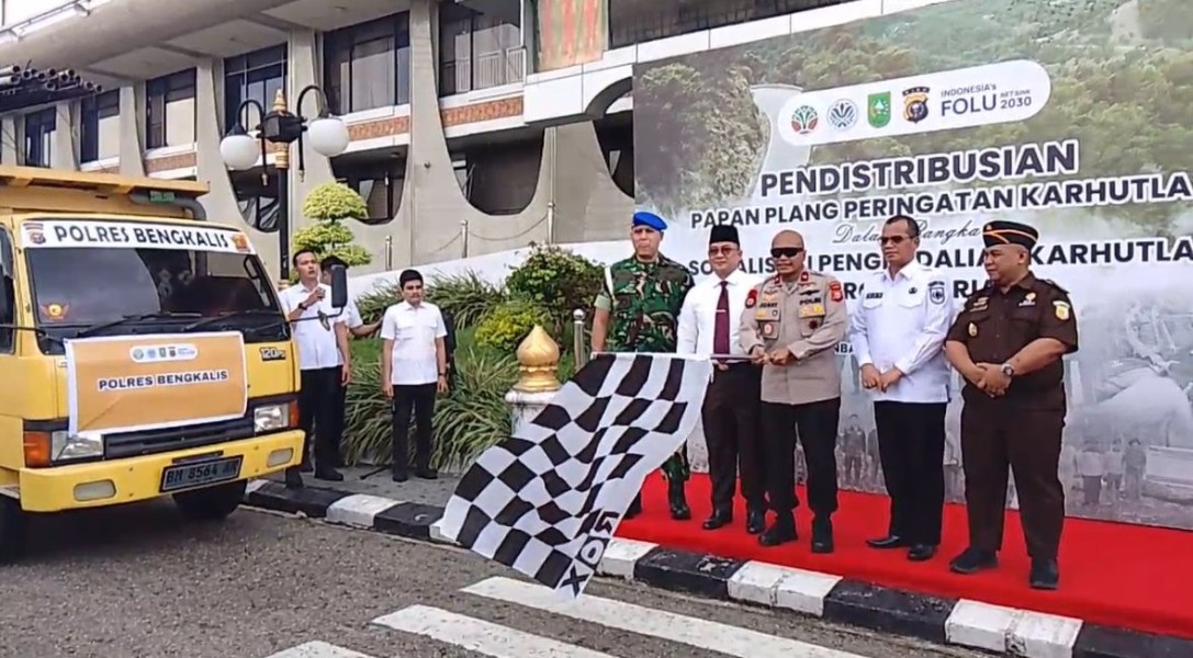 Cegah Karhutla, 242 Plang Peringatan Disebar ke Seluruh Riau