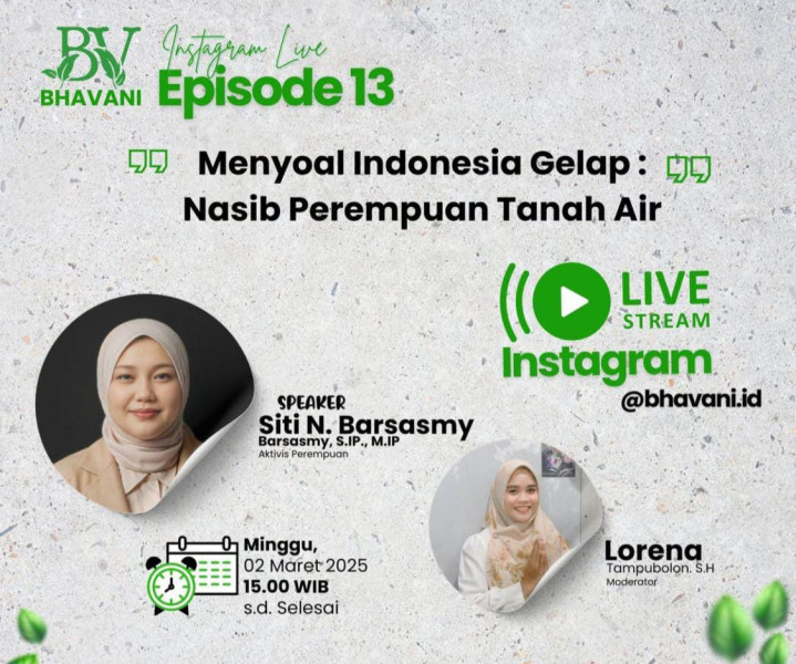 Peduli Perempuan, Bhavani Bersama HMI Gelar Diskusi Publik
