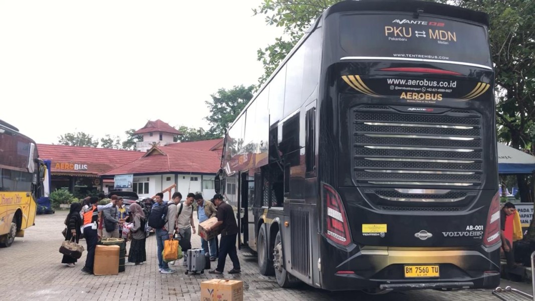 Arus Balik Lebaran di Terminal Bus Payung Sekaki Tercatat Hingga 6.000 Penumpang Perhari