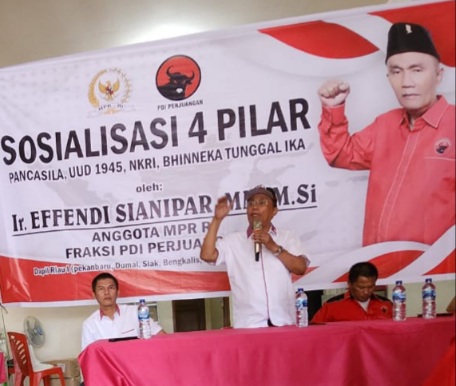 Dihadapan Ibu-ibu dan Tokoh Masyrakat, Effendi Sianipar : Empat Pilar Kebangsaan Pondasi Jaga Persatuan dan Kesatuan