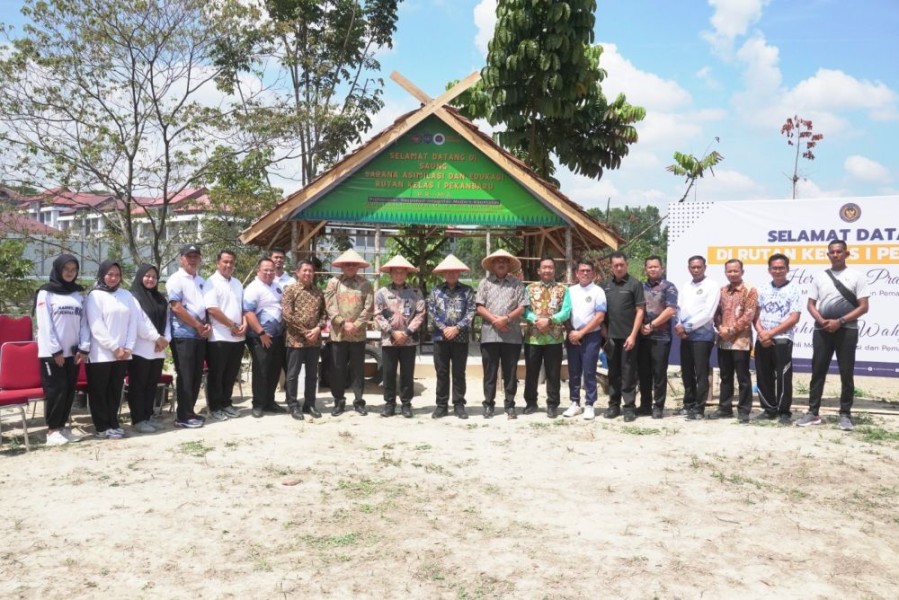 Rutan Pekanbaru Sulap Lahan Tidur Jadi Lumbung Pangan